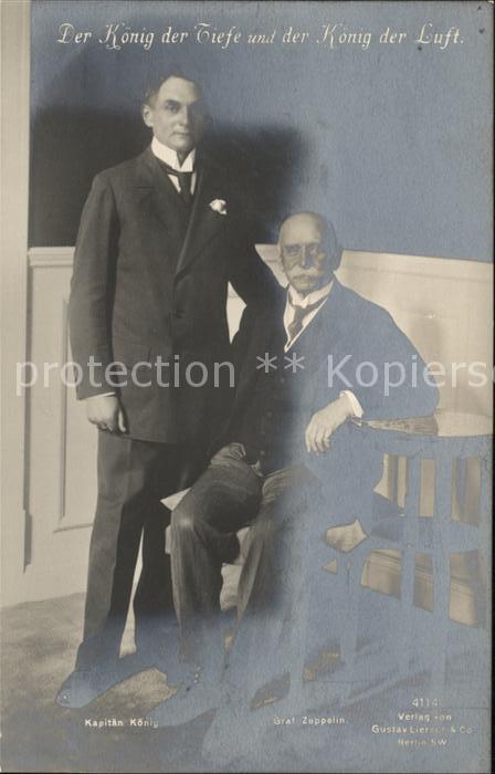 Zeppelin Graf Kapitän Paul König Gustav Liersch Verla