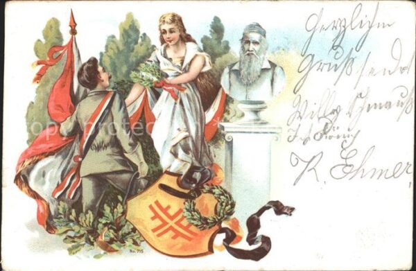 Turnfest Schwarz-Weiss-Rot Turnvater Jahn-Denkma