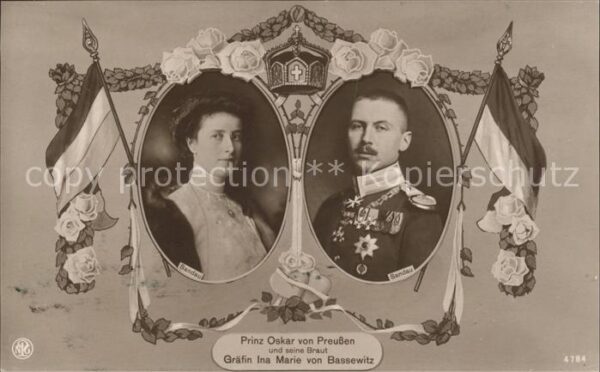 Adel Preussen Prinz Oskar von Preussen Gräfin Ina Mar