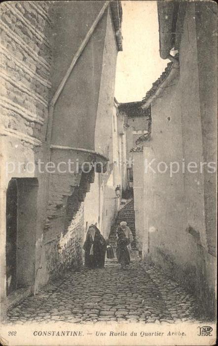 Constantine Algerien Une Ruelle du Quartier Arabe
