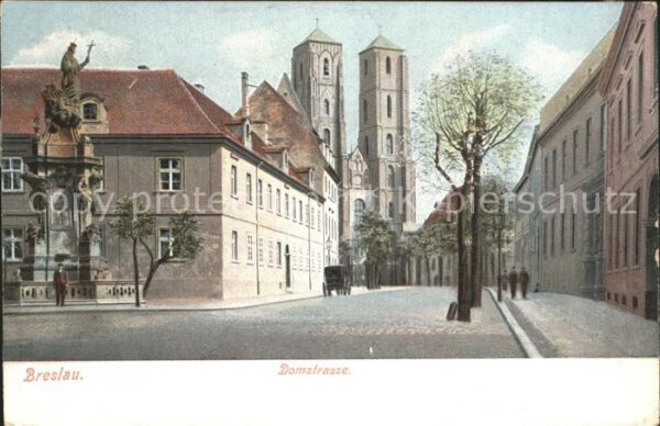 Breslau Niederschlesien Domstrasse