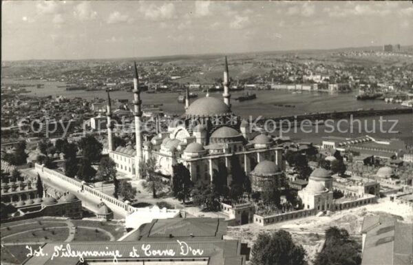 Istanbul Constantinopel Süleyman et Corne d_or