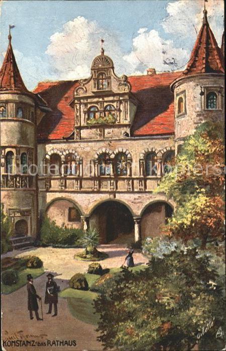 Verlag Tucks Oilette Nr. 684 B Konstanz Das Rathaus