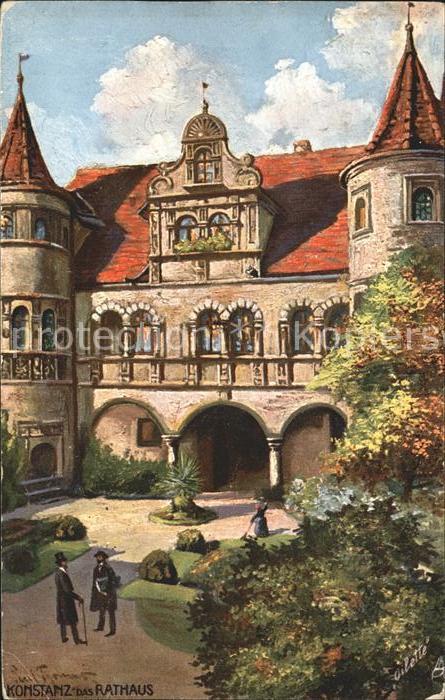 Verlag Tucks Oilette Nr. 684 B Konstanz Das Rathaus