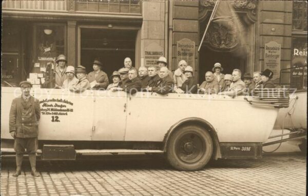 Autobus Omnibus Rundfahrt Friedrich Jasper Hamburg Grup
