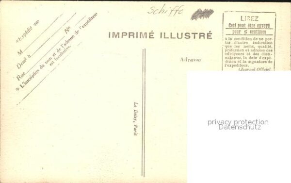 Dampfer Oceanliner Paris Interieur La Grande descente – Bild 2