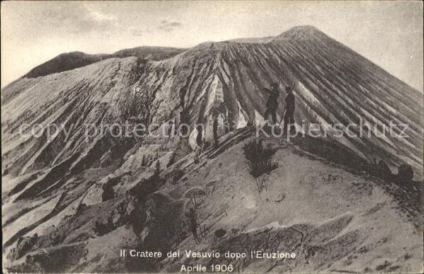 Vulkane Geysire Vulcans Geysers Vesuvio Cratere doop l'Eruzione Aprile