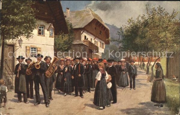 Hoffmann Heinrich Bauernhochzeit Schwarzwald Trompete Kla