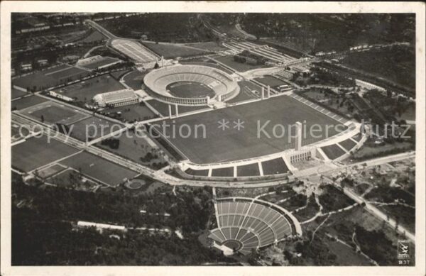 Stadion Reichssportfeld Fliegeraufnahme Dietric