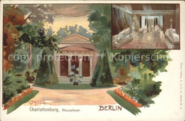 Muench C. Berlin Charlottenburg Mausoleum