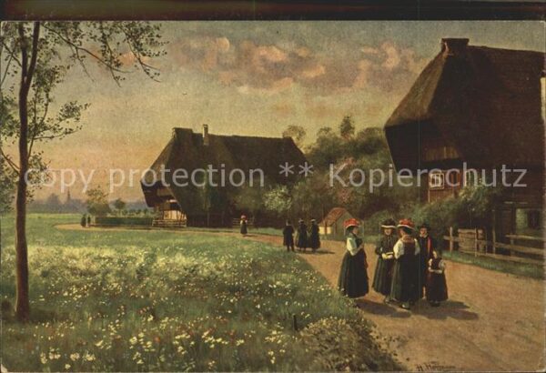 Hoffmann Heinrich Schwarzwald Sonntag-Morgen Nr. 124
