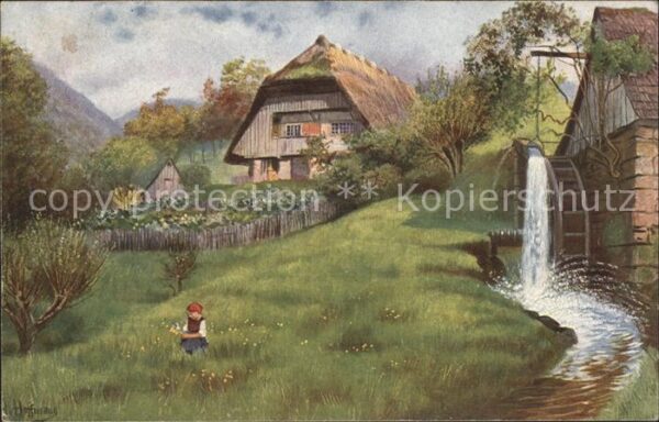 Hoffmann Heinrich Im Mühlengrund Nr. 226 Wassermühle