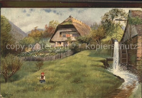 Hoffmann Heinrich Im Mühlengrund Nr. 226 Wassermühle