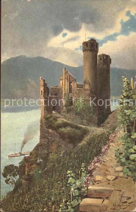 Hoffmann Heinrich Ruine Ehrenfels Bingen Nr. 31
