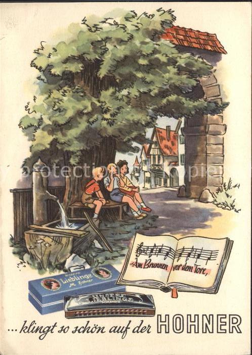Mundharmonika Hohner Am Brunnen vor dem Tore