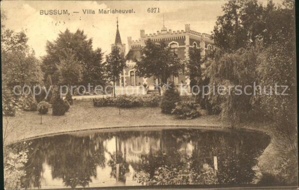 Bussum Villa Mariaheuvel Teich