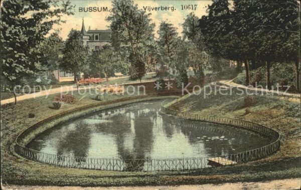 Bussum Vijverberg Teich Park