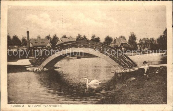 Bussum Nieuwe Plantsoen Schwan Brücke