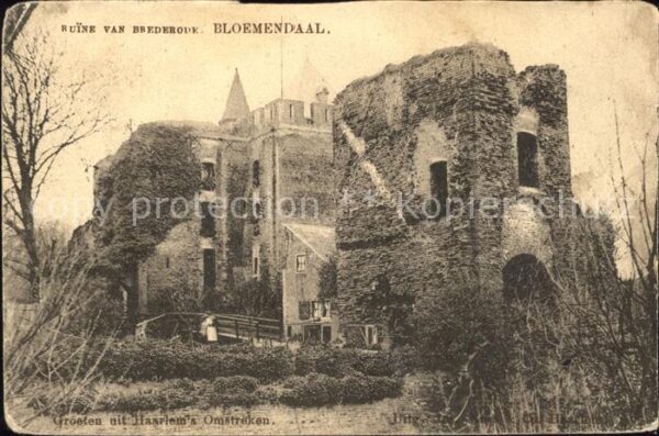 Bloemendaal Ruine van Brederode
