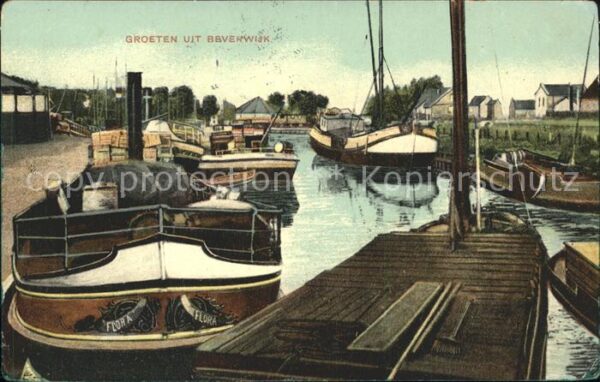 Beverwijk Hafen Fischerboot Kahn