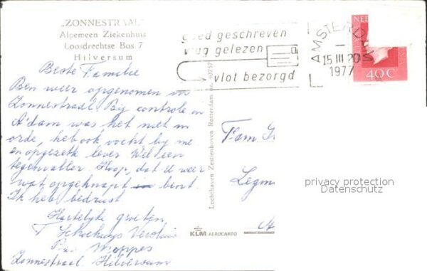 Hilversum Zonnestraal Algemeen Ziekenhuis Flieger – Bild 2