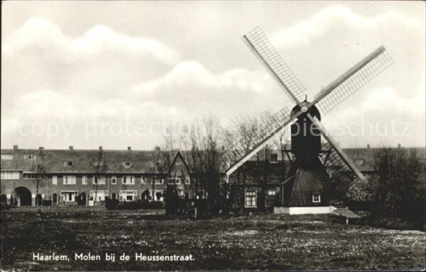 Haarlem Molen bij de Heussenstraat Windmühle
