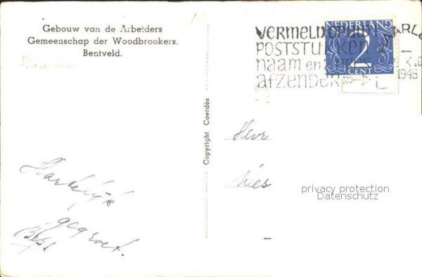 Bentveld Gebouw van de Arbeiders Gemeenschap der – Bild 2
