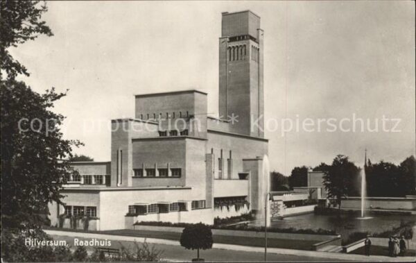 Hilversum Raadhuis Fontäne