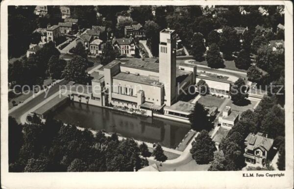 Hilversum Raadhuis Fliegeraufnahme