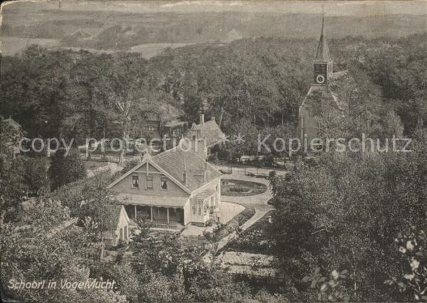 Schoorl in Vogelvlucht Kerk Kirche