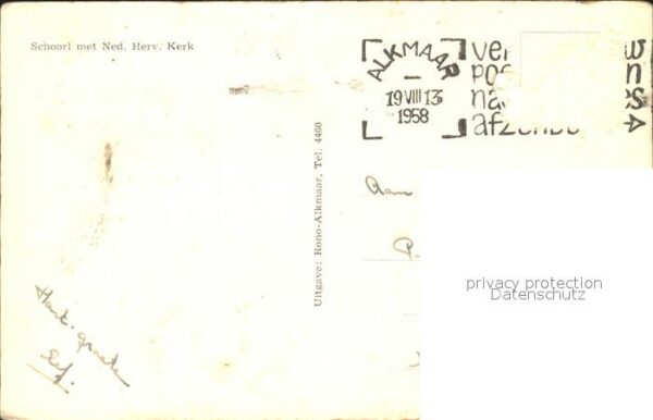 Schoorl Ned Herv Kerk Kirche Strassenpartie – Bild 2