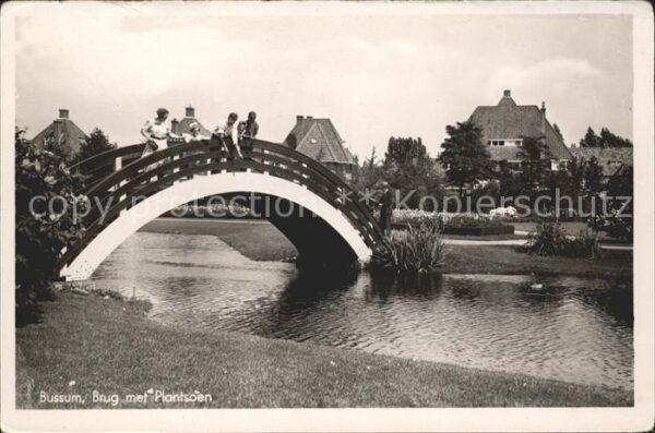 Bussum Brug met Plantsoen Brücke