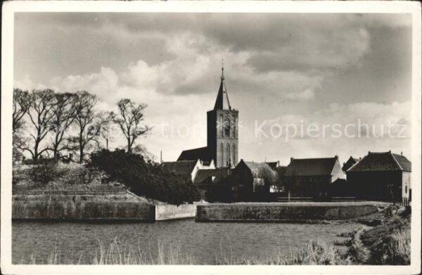Naarden Gezicht bij de Nieuwe Haven Kerk Paaswa