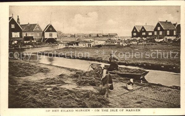 Marken Op het Eiland Boot