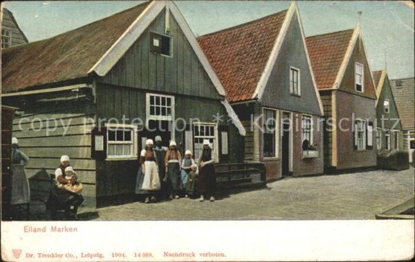 Marken Dorfbewohner Eiland