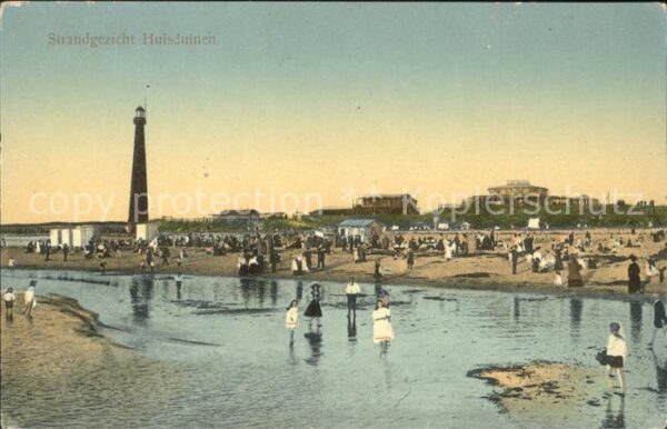 Huisduinen Strandgezicht Leuchtturm