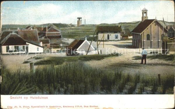 Huisduinen Dorfpartie Kirche