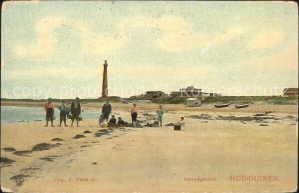 Huisduinen Strandgezicht Leuchtturm