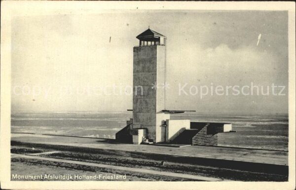 Afsluitdijk Monument Holland Friesland