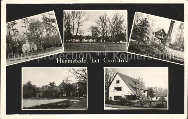 Heemstede het Grotstuk Kapelle Teilansicht Wohnha