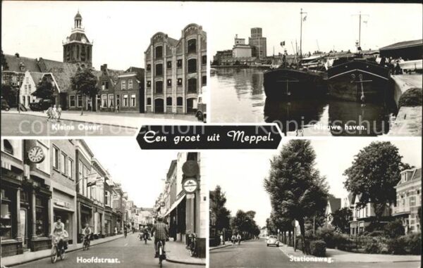Meppel Kleine Oever Hieuwe haven Hoofdstraat S