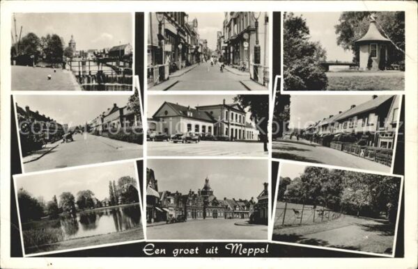 Meppel Teilansichten Strassenpartie Wildgehege