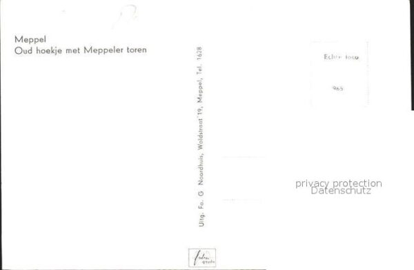 Meppel Oud hoekje met Meppeler toren – Bild 2
