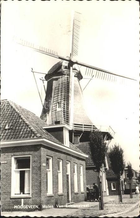 Hoogeveen Molen van Echtenstraat Windmühle