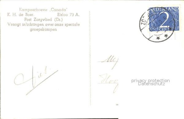 Zorgvlied Kampeerhoeve Canada Duinen Bos – Bild 2