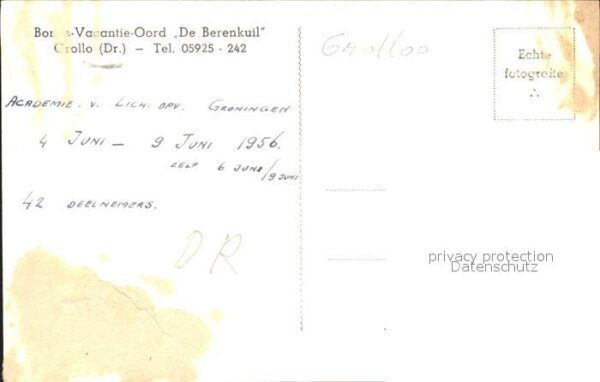 Grolloo Vacantieoord De Berenkuil Cantine – Bild 2