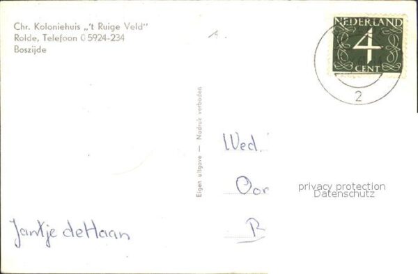 Rolde Chr. Koloniehuis 't Ruige Veld Baszijde – Bild 2