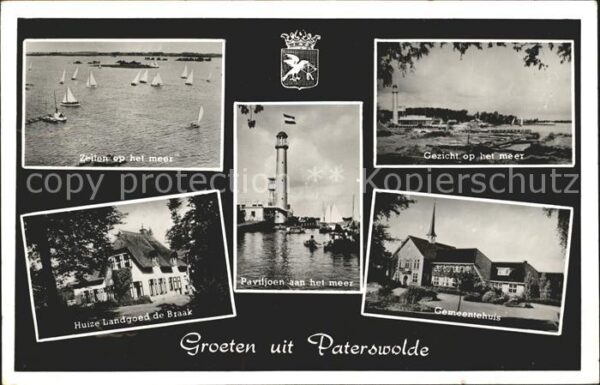 Paterswolde Zeilen op het meer Gemeentehuis Paviljo