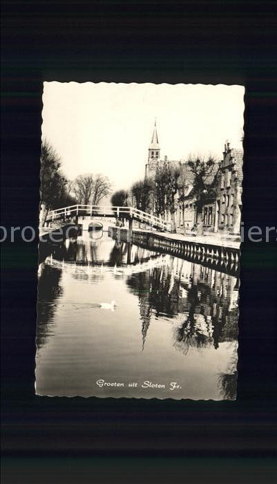 Sloten Sleat Kanal Brücke