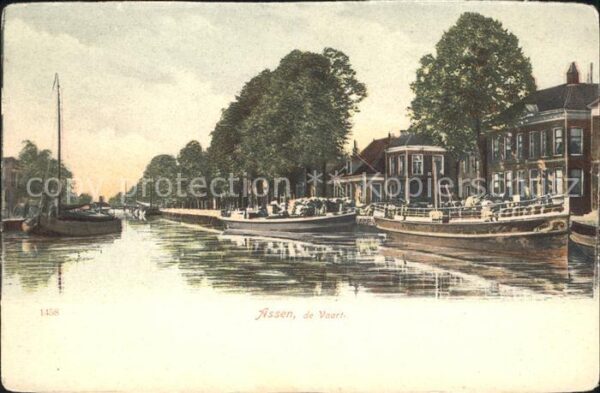 Assen de Vaart Kanal Schiff